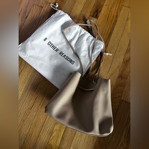 8 other reasons vegan leather slouchy bag